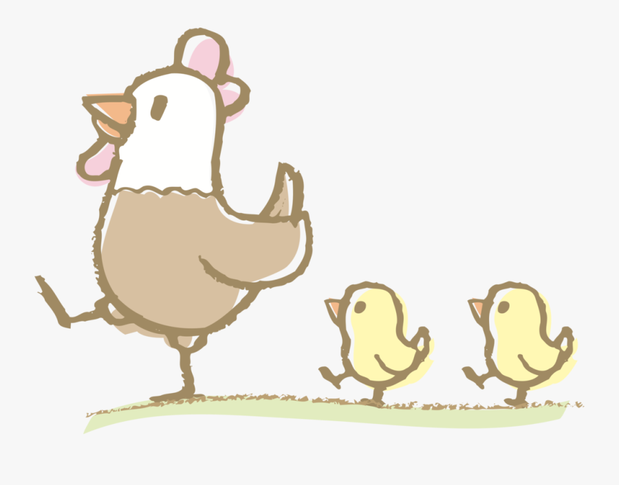 Cartoon,tail,beak - 鳥 の 親子 イラスト, Transparent Clipart