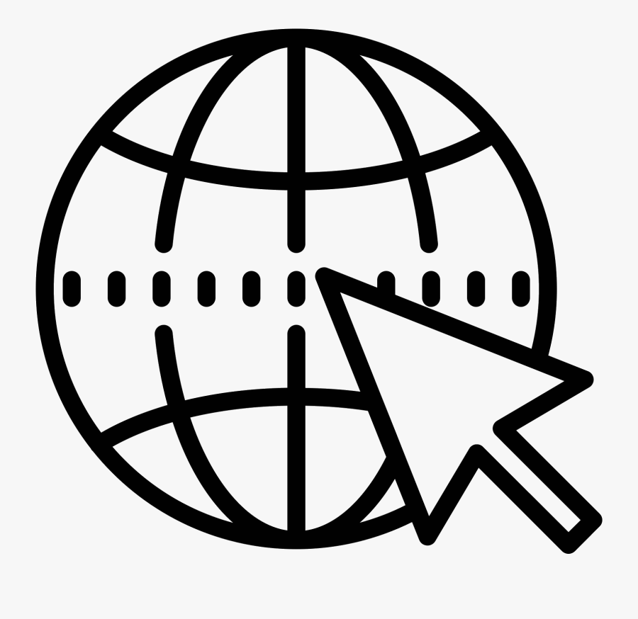 Font Awesome Icons Globe , Png Download - Internet Icon Png, Transparent Clipart