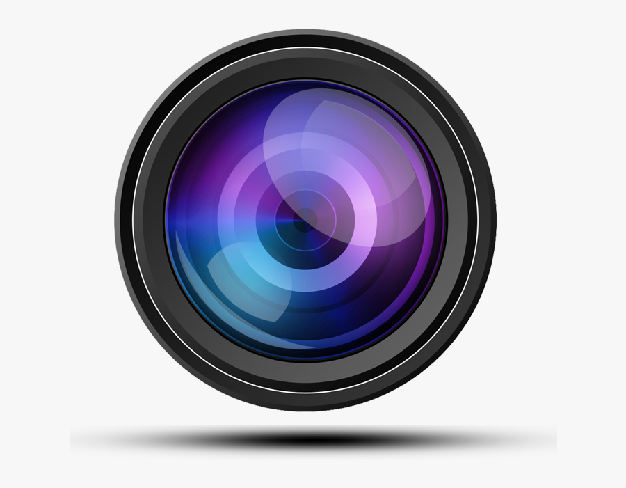 Lens Clipart Cool Camera - Transparent Background Camera Lens Logo Png, Transparent Clipart