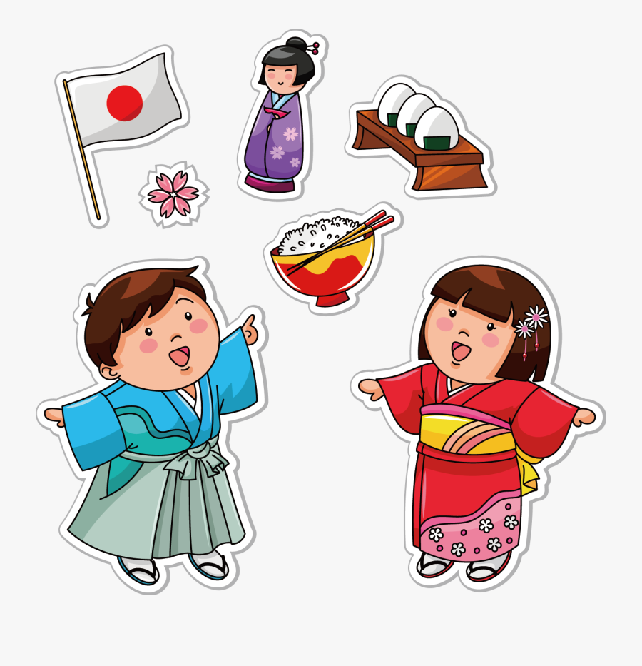 Cuisine Onigiri Sushi Cartoon Children Transprent Png - Japanese Kids Clipart, Transparent Clipart