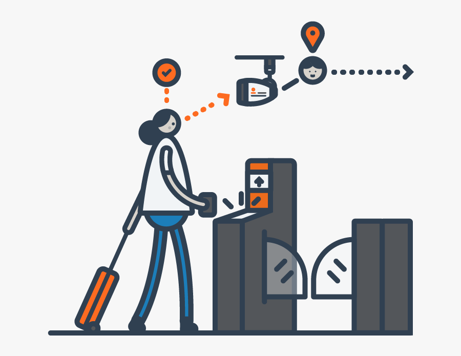 Receptionist Clipart Airport - Mflow Journey, Transparent Clipart