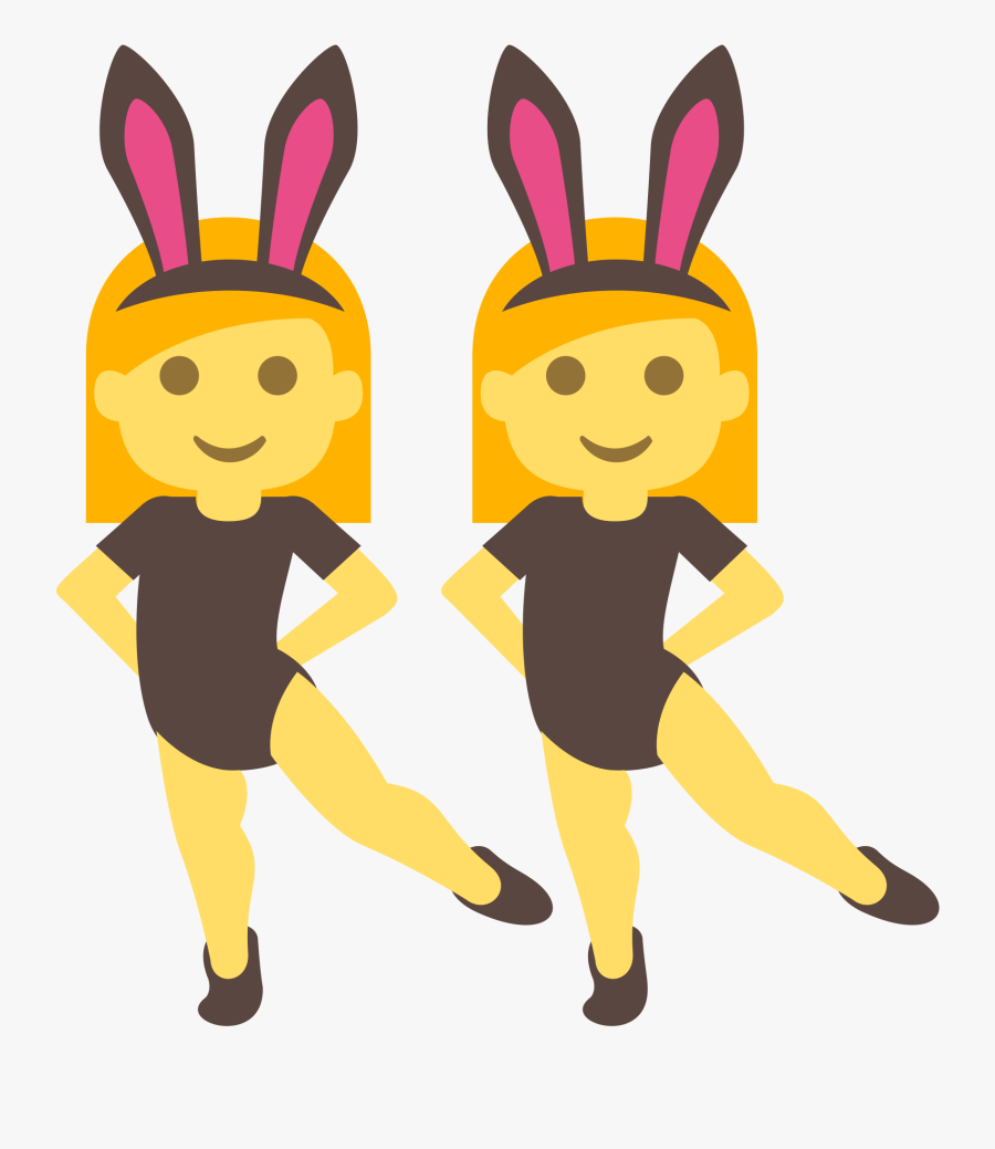 Rabbit Template 28, Buy Clip Art - Transparent Twin Clip Art, Transparent Clipart