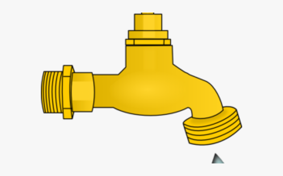 Gold Water Faucet Png, Transparent Clipart