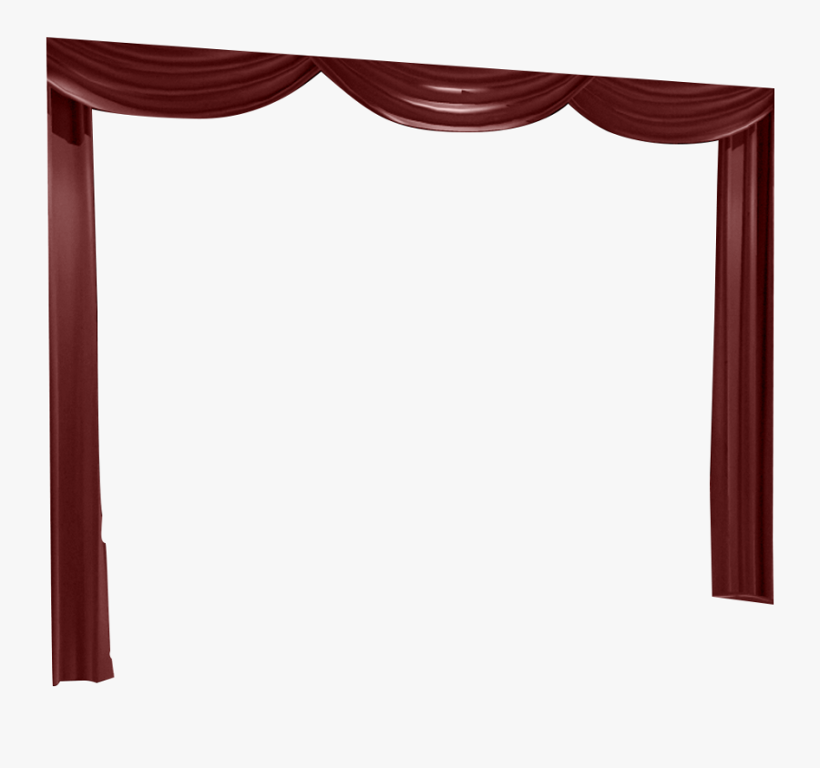 Red Curtains Ss02 - Window Valance, Transparent Clipart