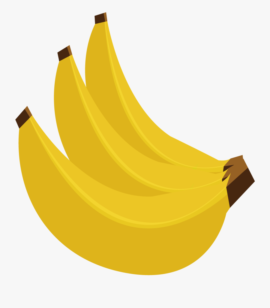 Banana Euclidean Vector Musa Basjoo Fruit, Transparent Clipart