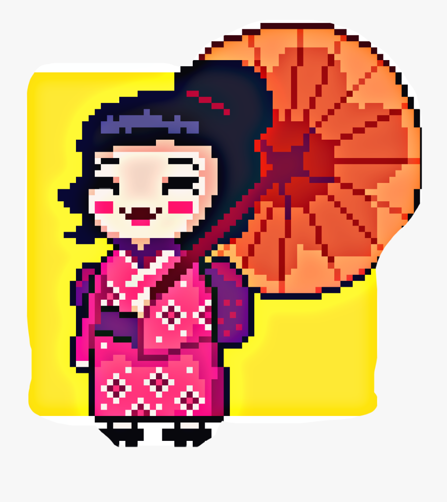 #umbrella #girl #japanesegirl #japanese #colorful #cartoon, Transparent Clipart