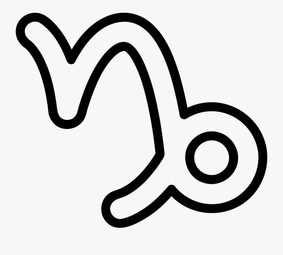 Capricorn White Png, Transparent Clipart