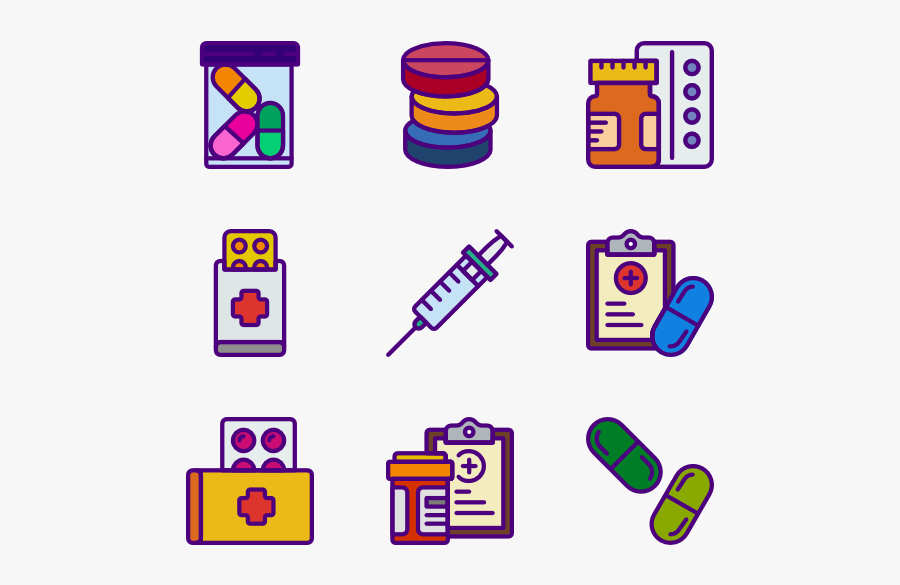 Meds & Drugs, Transparent Clipart