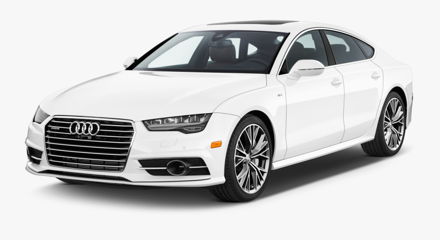 White Audi A7 2016, Transparent Clipart