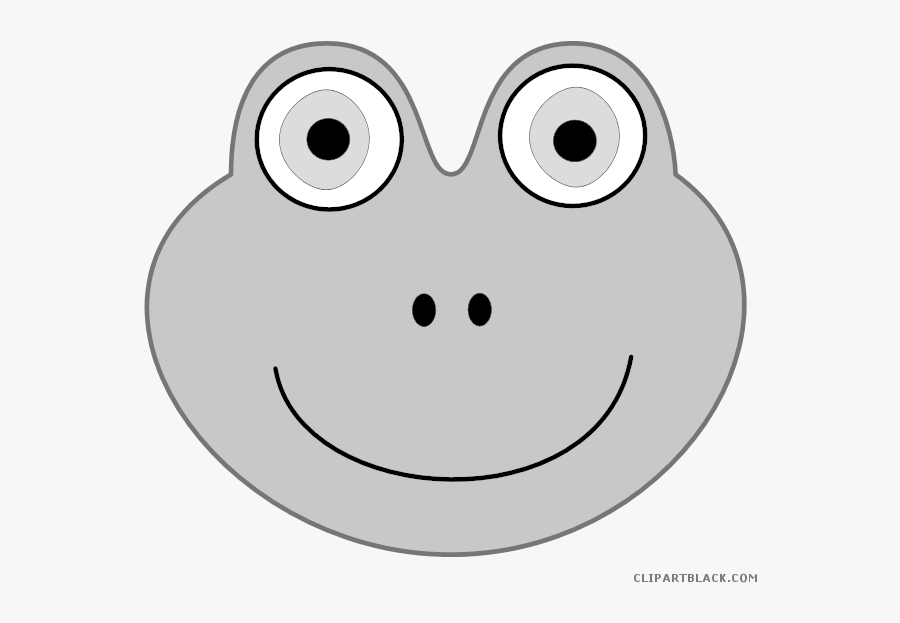 Grayscale Frog Animal Free Black White Clipart Images - Cartoon, Transparent Clipart