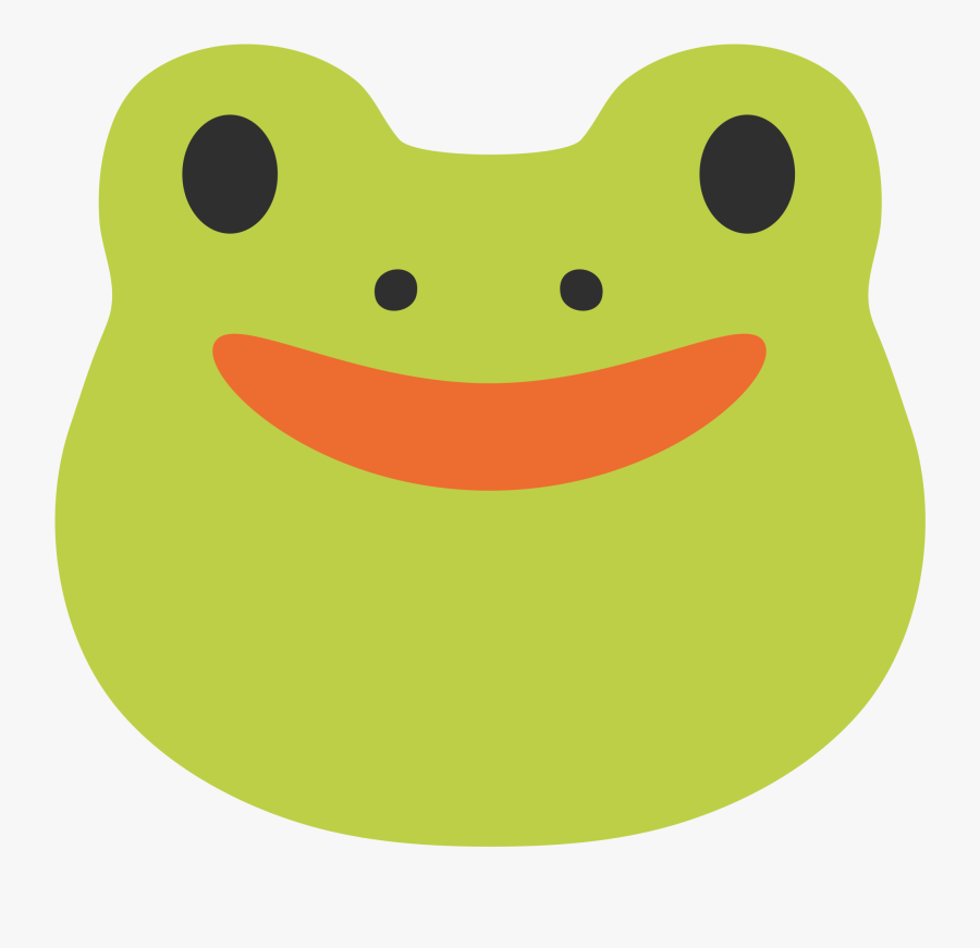Frog Emoji Png, Transparent Clipart