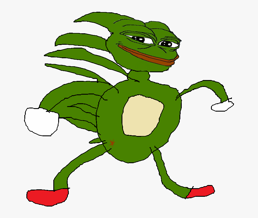 Pepe The Frog Png - Pepe The Frog Sanic, Transparent Clipart