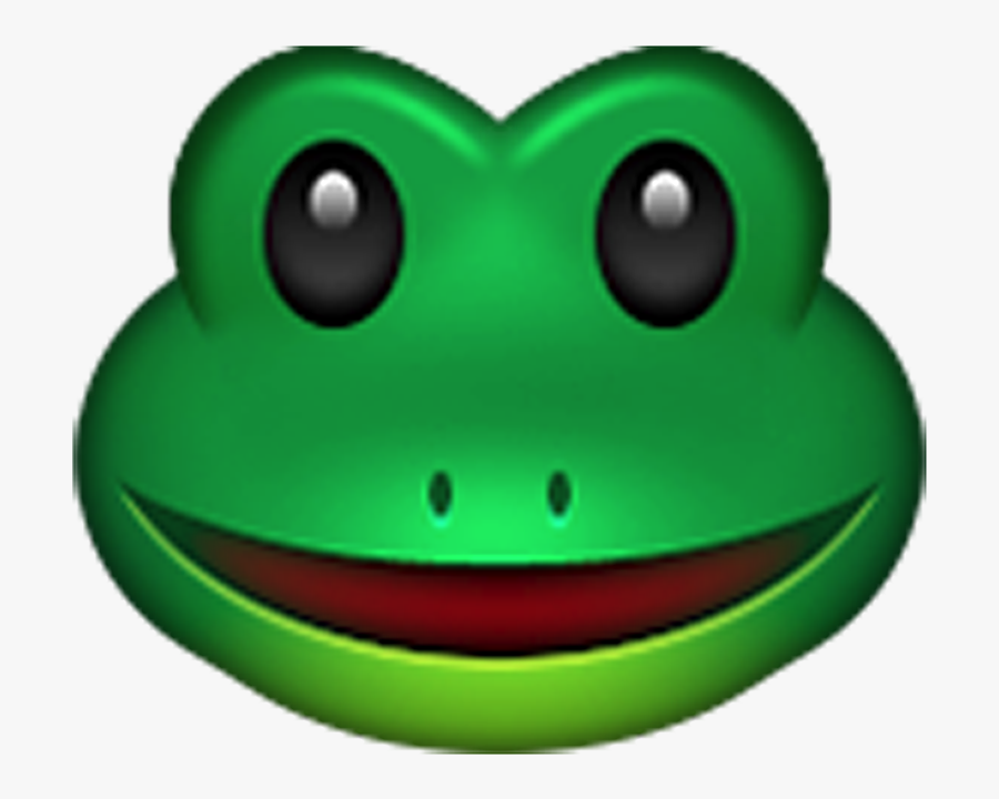 Swallow The Frog - Iphone Frog Emoji, Transparent Clipart