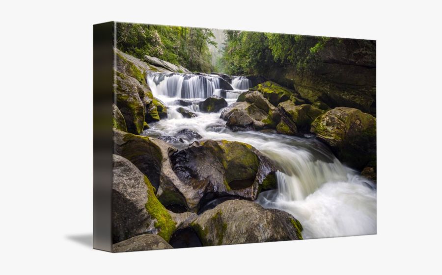 Clip Art Chattooga River Potholes Waterfall - Waterfall, Transparent Clipart