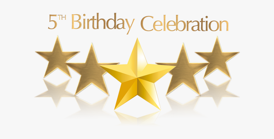 Birthday Celebration Png - Transparent 5th Birthday Png, Transparent Clipart