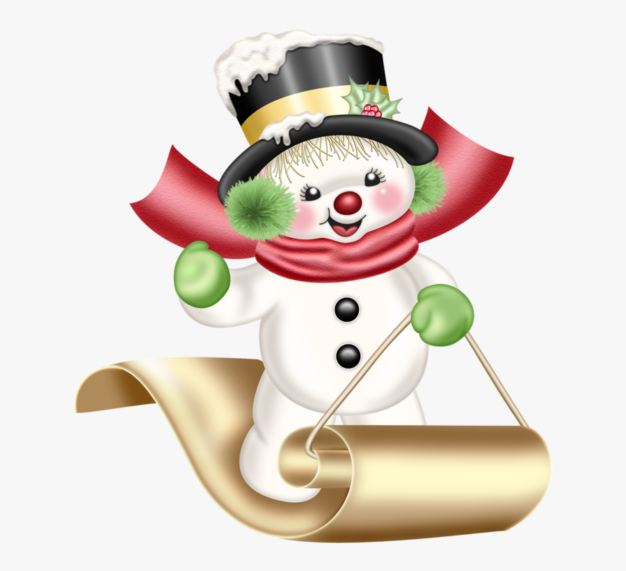 Clipart Snowman Christmas, Transparent Clipart