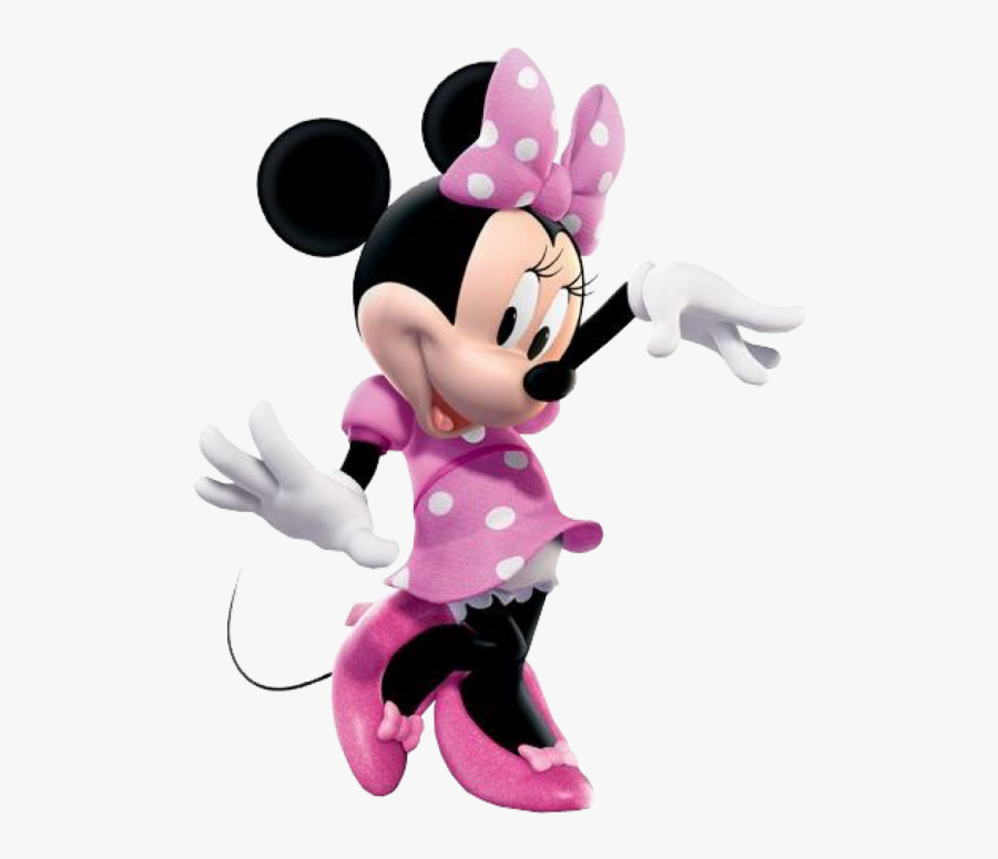 Minnie Mouse Dancing, Transparent Clipart