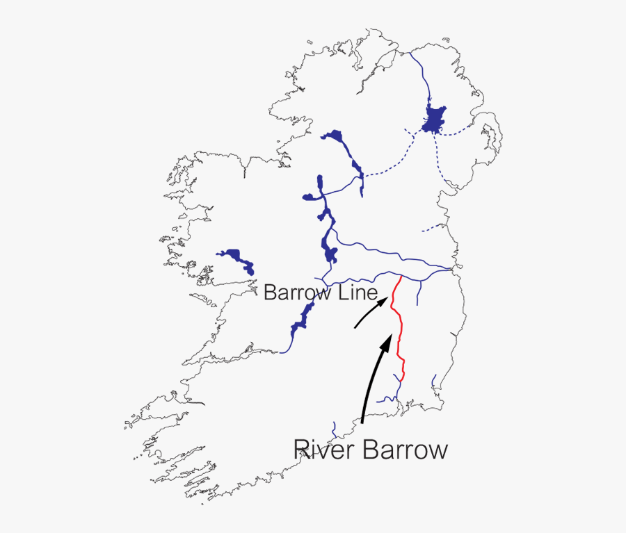 Ireland For Free Download On Mbtskoudsalg - Grand Canal Drawing Map, Transparent Clipart