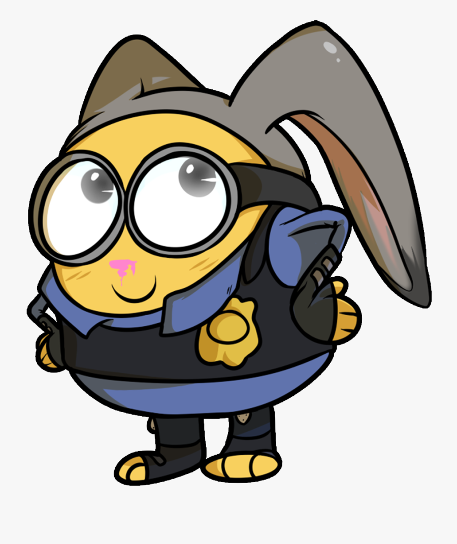 Minions X Judy Hopps - Minion Judy Hopps, Transparent Clipart