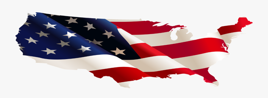 American Flag Wallpaper, Vintage American Flags, Us - Us Flag Shape Of Country, Transparent Clipart