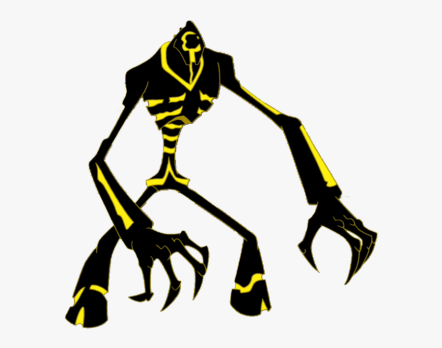 Started Out As Black And Yellow - Malware Ben 10 Omniverse Villains, Transparent Clipart