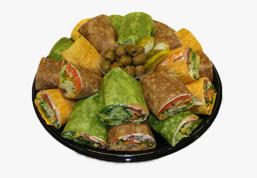 Transparent Platter Clipart - Wrap Roti, Transparent Clipart