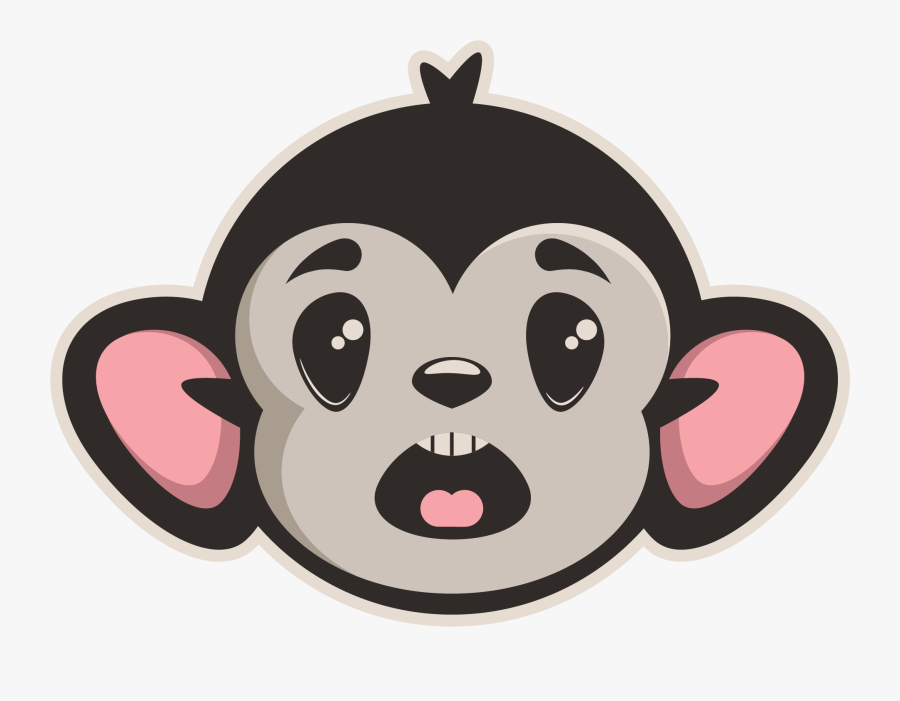 Monkey Ears Png - Adobe Illustrator Tutorial Monkey, Transparent Clipart