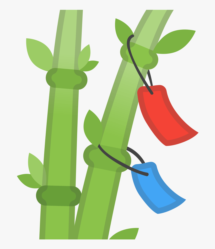 Bamboo Tree Emoji - Tanabata Tree, Transparent Clipart