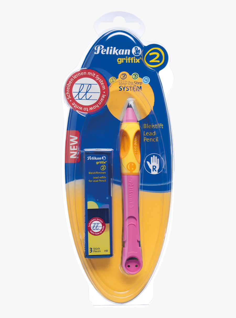 Lead Pencil Griffix® Berry Righthand - Pelikan Griffix 4, Transparent Clipart