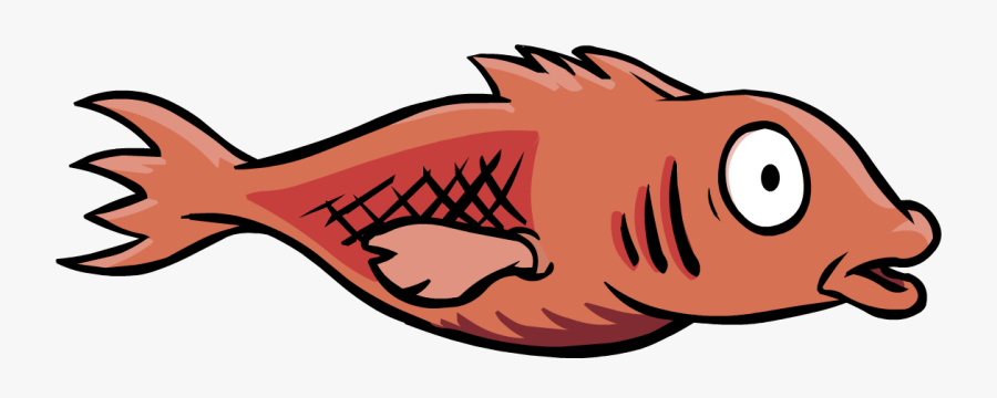 Image Ice Fishing Mullet - Club Penguin Red Fish, Transparent Clipart
