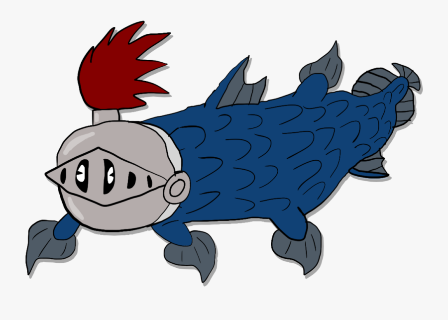 Fossil Clipart Fish - Cartoon, Transparent Clipart