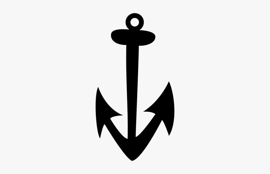 Anchor"s Silhouette - Clip Art, Transparent Clipart