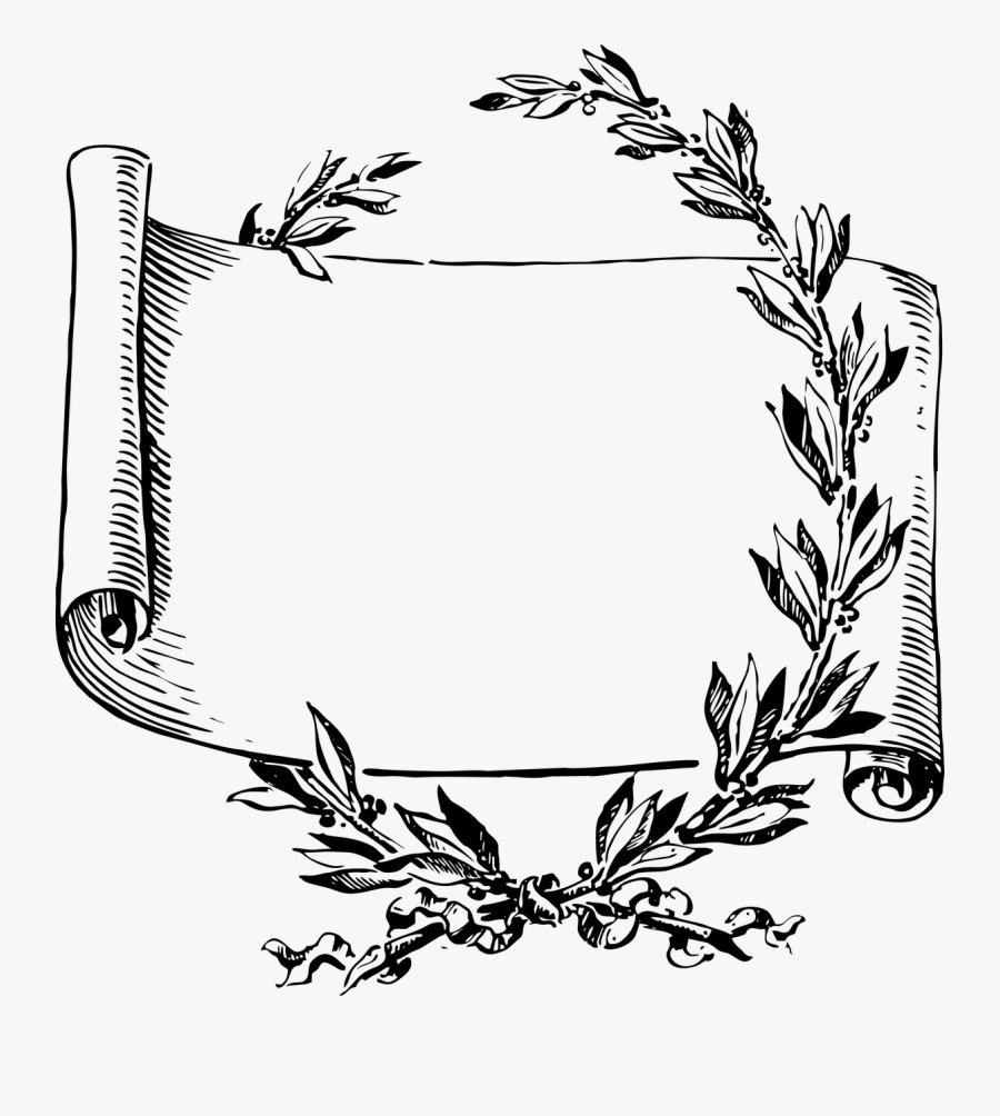 Drawing Scrolls Line Art - Roses Are Red Violets Are Blue Wishes, Transparent Clipart