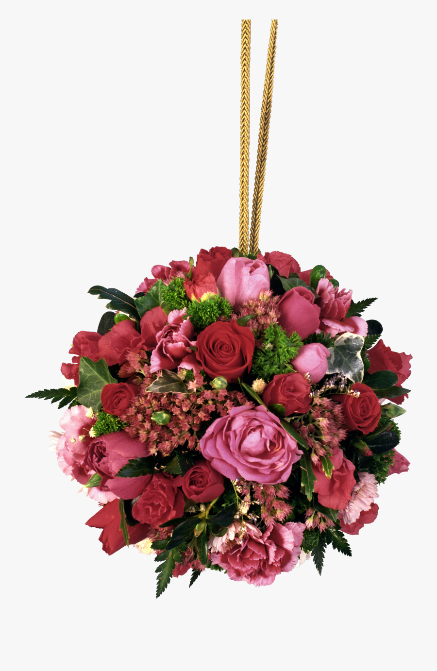 Hanging Flowers Png - Flower Bouquet Hanging Png, Transparent Clipart