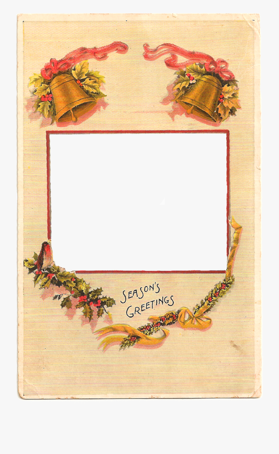 Digital Christmas Tag - Paper, Transparent Clipart