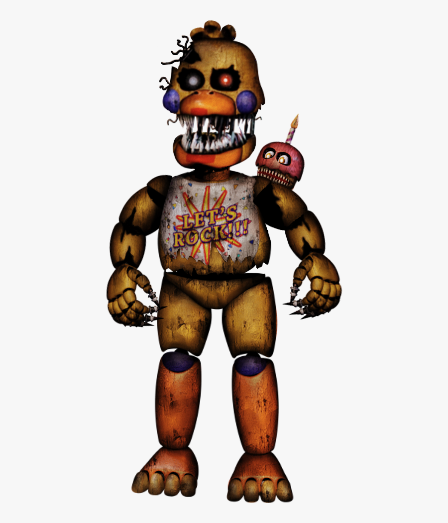 Nightmare Rockstar Chica, Transparent Clipart