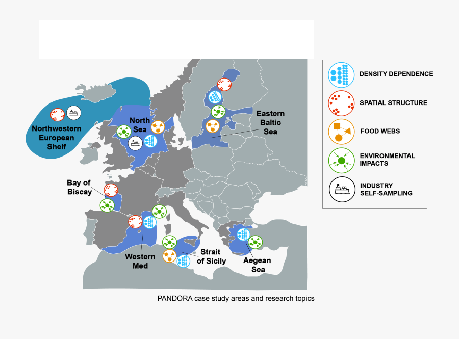 Transparent Pandora Png - Fishing Areas In Baltic Sea, Transparent Clipart