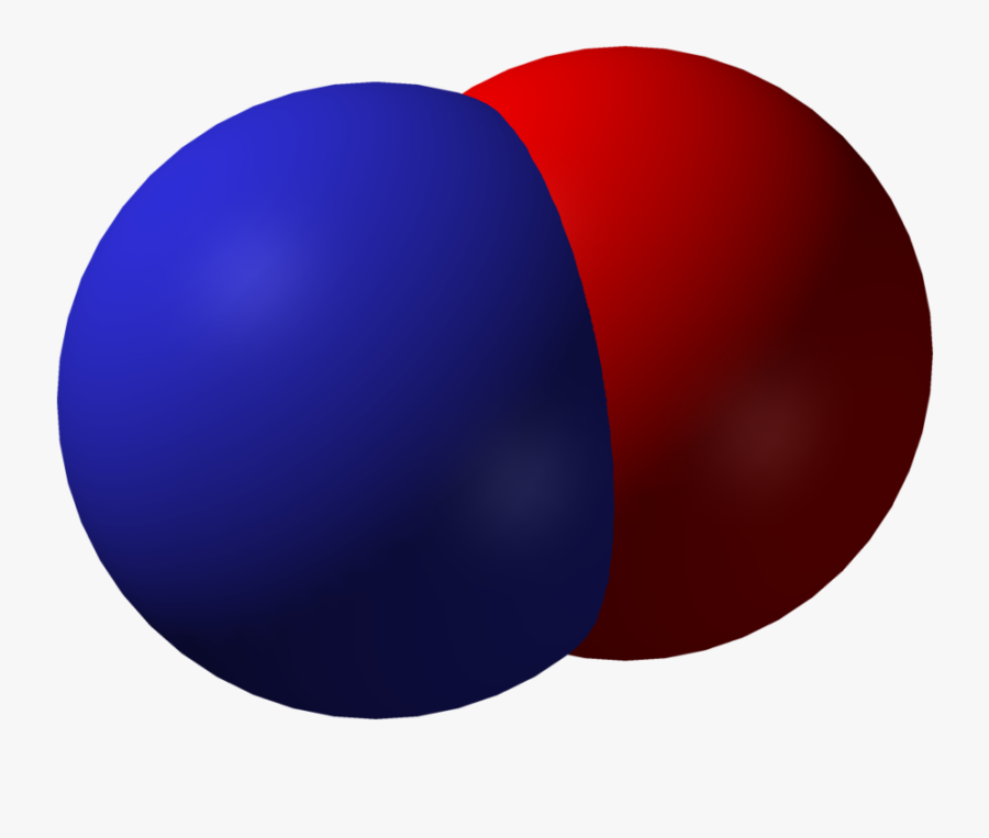 Nitric Oxide 3d Vdw - Nitrogen Oxide Png, Transparent Clipart