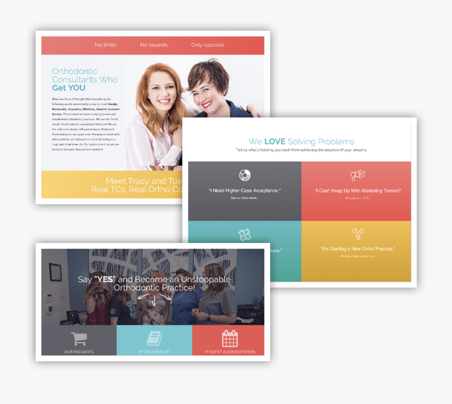 Examples Of Straight Wire Consulting"s New Responsive - Website, Transparent Clipart