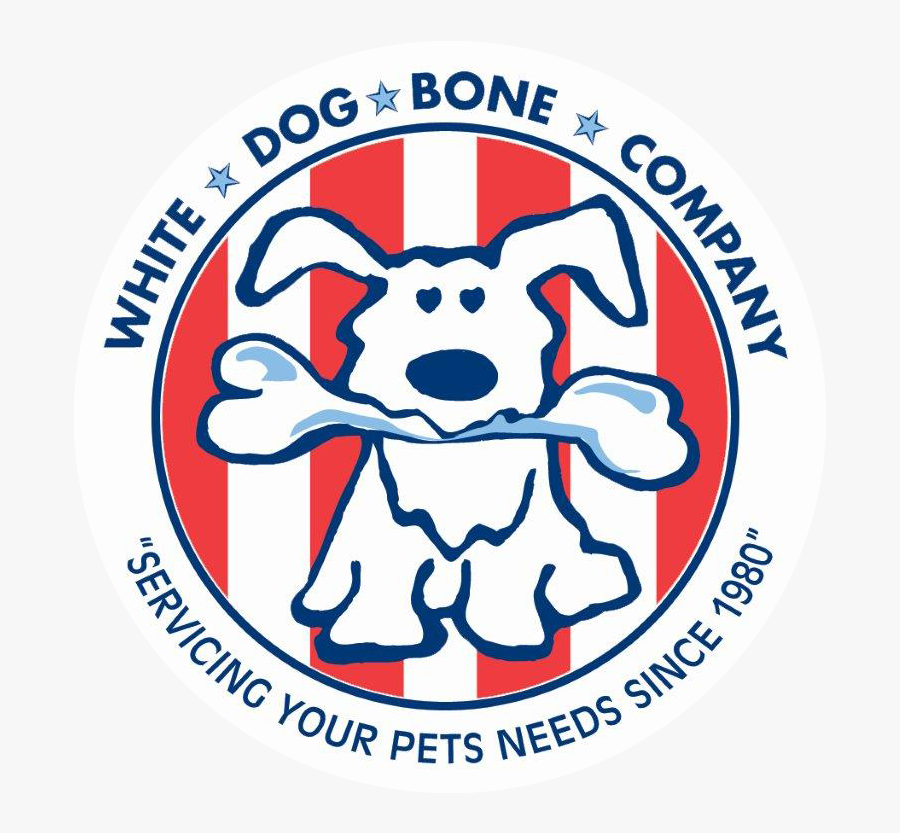 Logo - White Dog Bone, Transparent Clipart