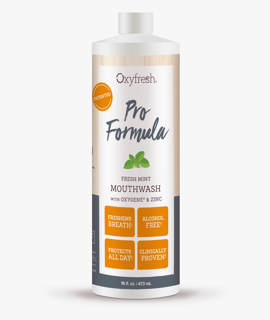 Clip Art Mouthwash Bottle - Oxyfresh, Transparent Clipart