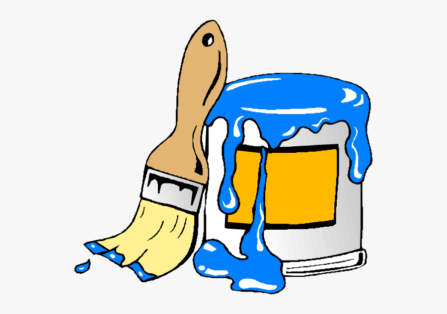 Paint Splashing Out Of Container, Transparent Clipart