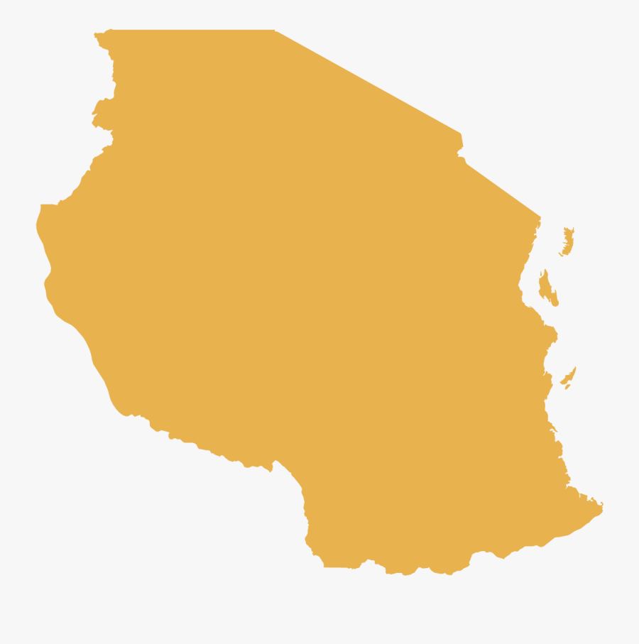 Tanzania Map - Tanzania Vector Map Png, Transparent Clipart