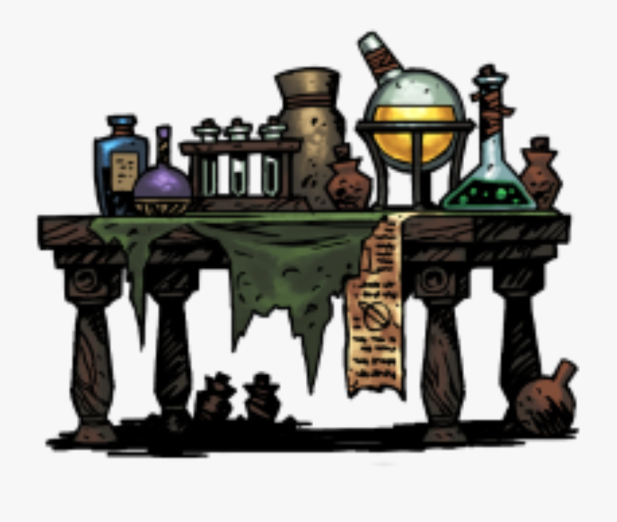 Darkest Dungeon Alchemy Table - Darkest Dungeon Alchemist, Transparent Clipart