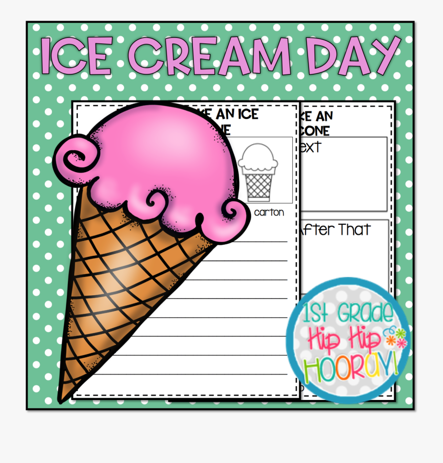 Ice Cream Day Activities, Transparent Clipart