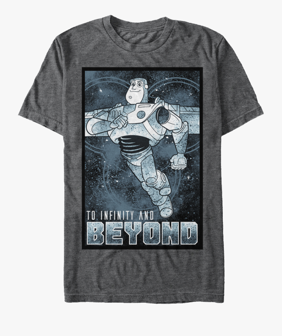 To Infinity And Beyond Buzz Lightyear T Shirt - Buzz Lightyear To Infinity And Beyond Tshirt, Transparent Clipart