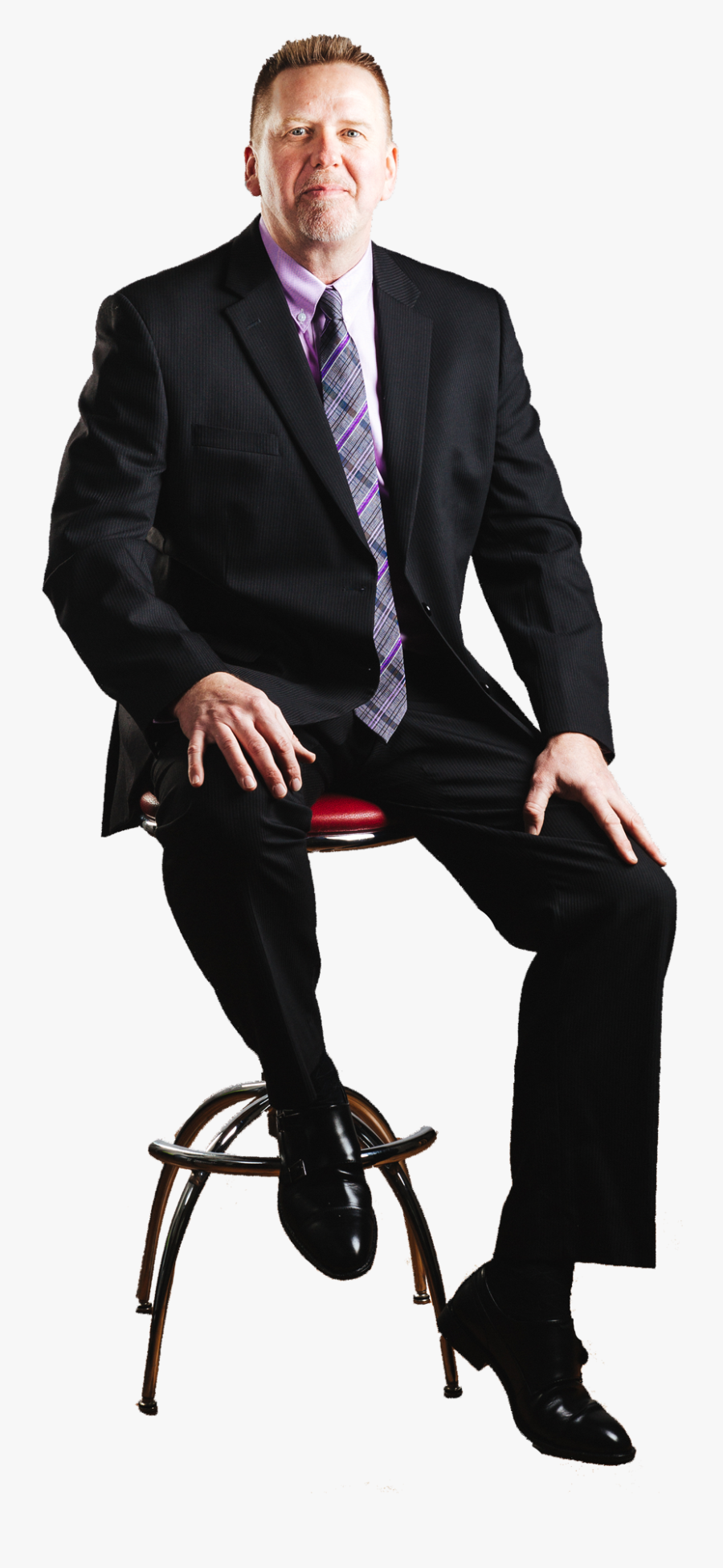 Person Sitting In Chair Png -phil Sitting Ps - Tuxedo, Transparent Clipart