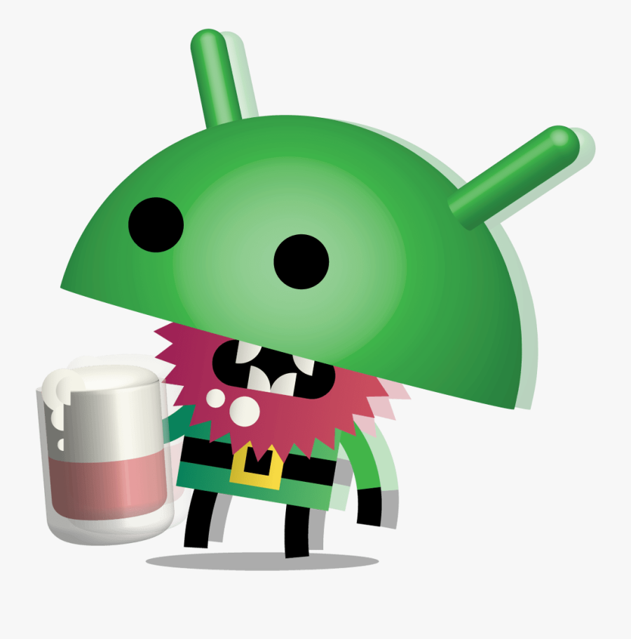 Toshl Android Monster - Cartoon, Transparent Clipart