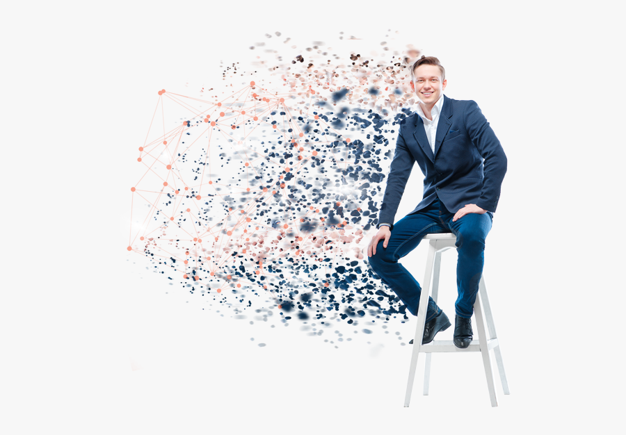 Streamline Affjet Reporting - Sitting On Chair Reference, Transparent Clipart