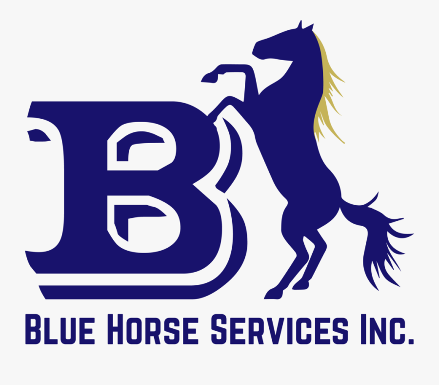 Clip Art Blue Horse Logo - Rearing Up Horse Silhouette, Transparent Clipart